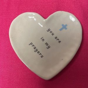 🏡Perfect Simplicity Mini Heart Plate w/ Easel❤️